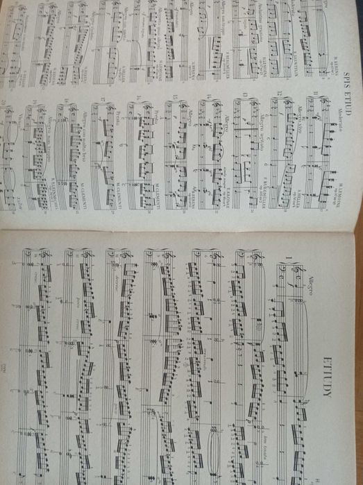 Nuty na akordeon etiudy Skarbczyk akordeonisty