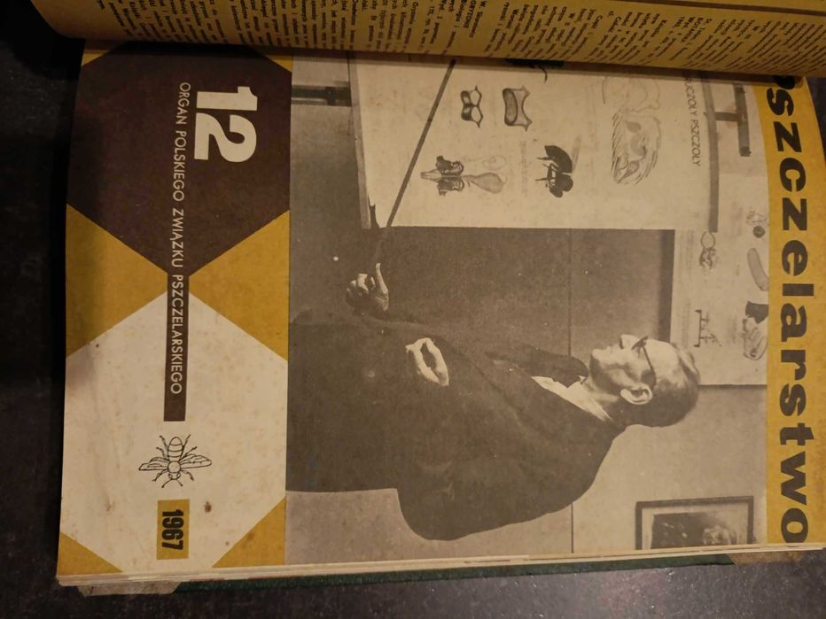Pszczelarstwo magazyn kompletne roczniki 1967 i 1968 oprawione