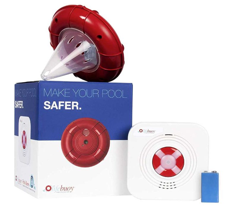 Inteligentny system alarmowy basenu Lifebuoy sterowany przez aplikację