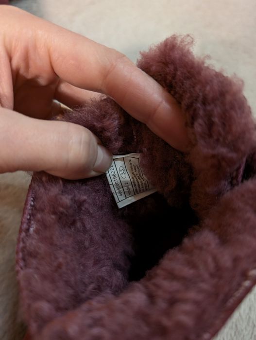 Угі натуральні 33р. 21.5см овчина