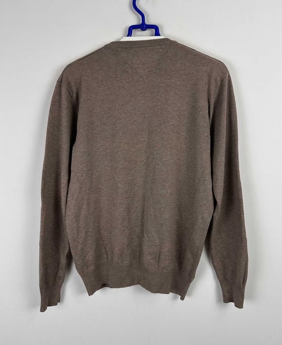 Sweter w romby TOMMY HILFIGER DENIM elegancki męski casual r. M
