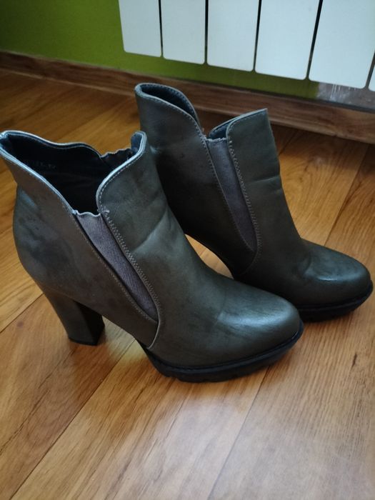 Botki damskie Khaki 39