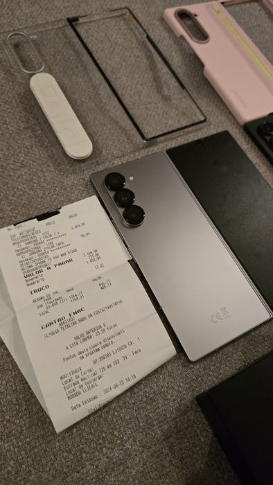 Samsung Fold 6 512GB, 256GB NOVO. Troca/retoma. Fatura, garantia, capa