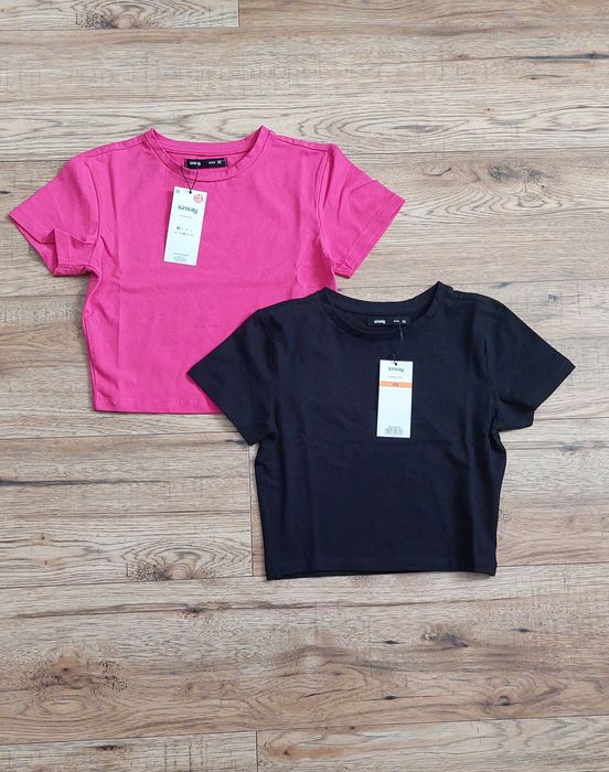 2x crop top nowe Sinsay XS