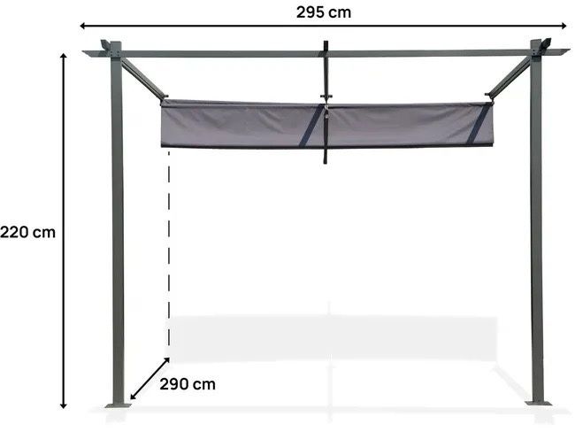 Vendo pérgola de parede nova em caixa