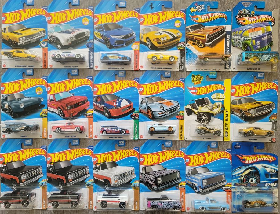 Hot Wheels Ferrari Honda Ford Chevrolet