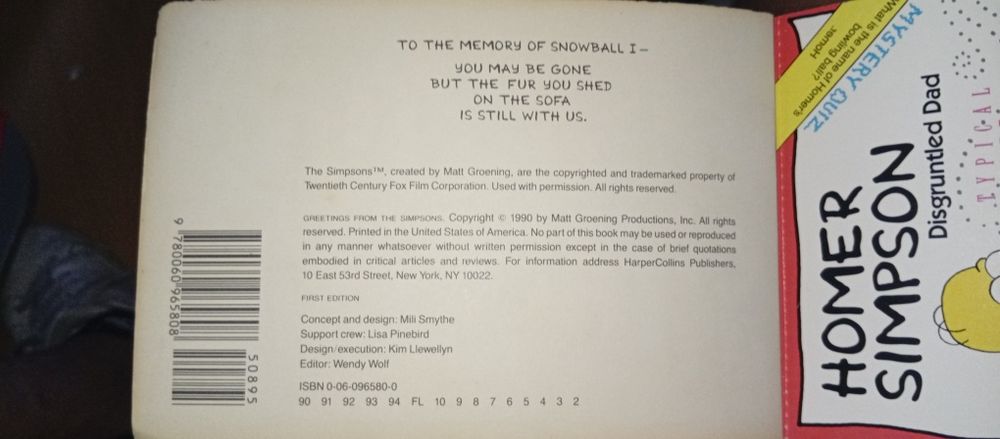 Coleção de 32 postais vintage dos Simpsons