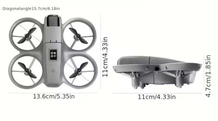 Мини дрон квадрокоптер