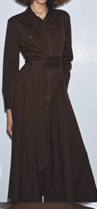 Sukienka Zara z domieszką wełny