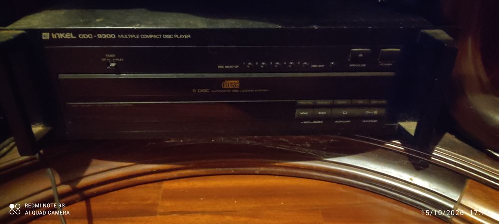 Leitor de 5 CDs da inkel