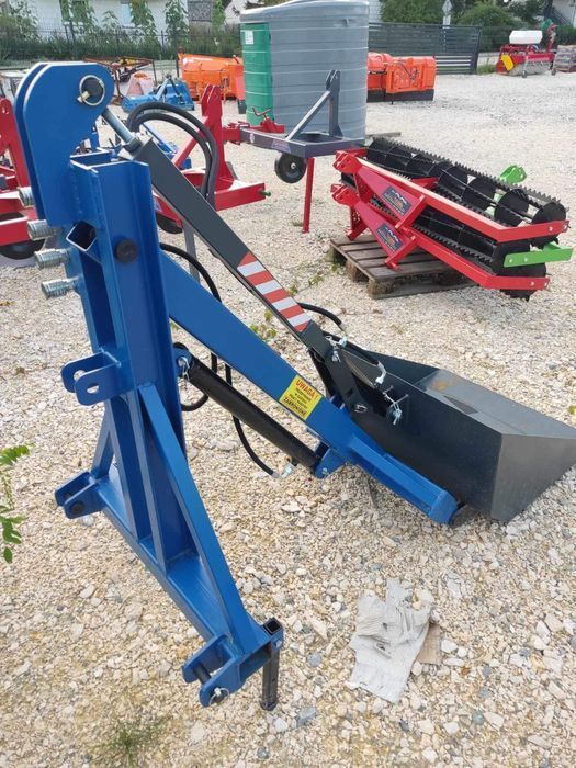Solidny ładowacz z łyżką na tylni tuz- łyżka do traktora TRANSPORT