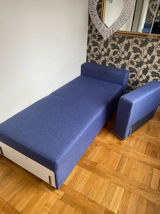 Kanapa z pojemnikiem na pościel