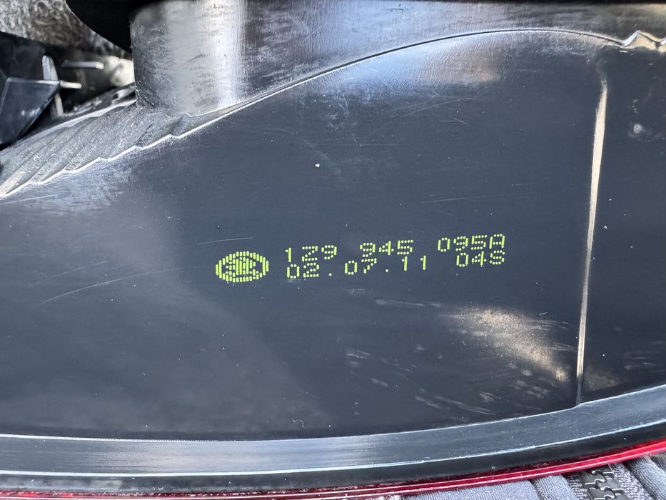 Задній фонарь Skoda octavia A5