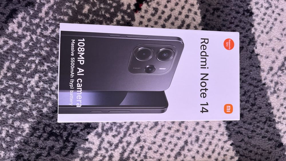 Xiaomi Redmi Note 14 8GB/256GB NOVO SELADO – Preto