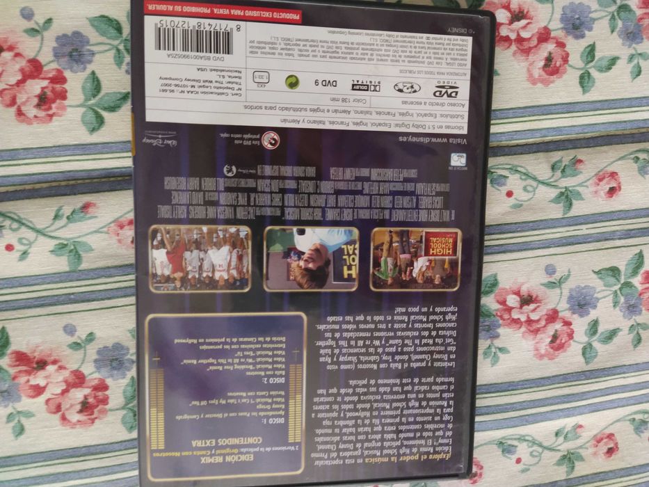 DVD duplo High School Musical Remix da Walt Disney