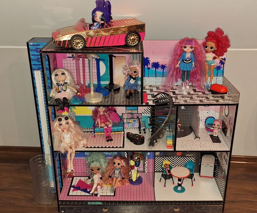 Drewniany domek LOL - Gratis - Lalki Samochód!