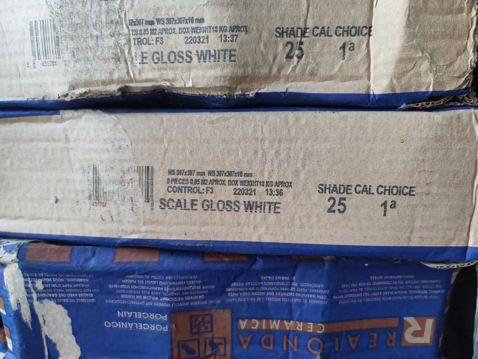 Płytki Scale Gloss White