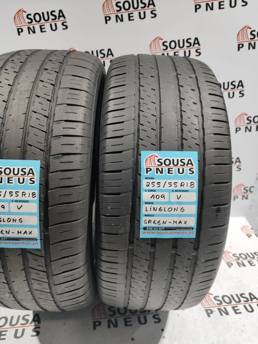 2 pneus semi novos 225-55R18 - Oferta dos portes
