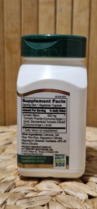 Turmeric Complex, 500 mg, 60 kapsułek wegetariańskich