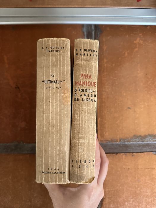 Livros F. A. Oliveira Martins: O Ultimatum visto por António Enes e Pina Manique, político, amigo de Lisboa