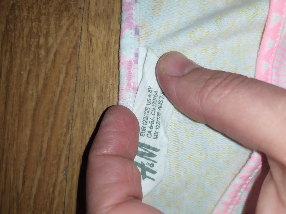 Sukienka bawełniana H&M 122/128 ( 6-8lat)