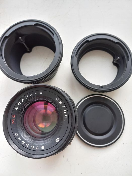 Обьектив волна 3 с переходниками,робочий обьектив демонтировагий с фот