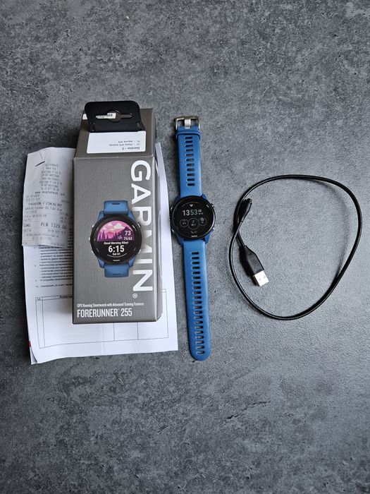Garmin Forerunner 255 青 Garmin Forerunner 255 GPS Running Watch - tidal blue | BIKE24
