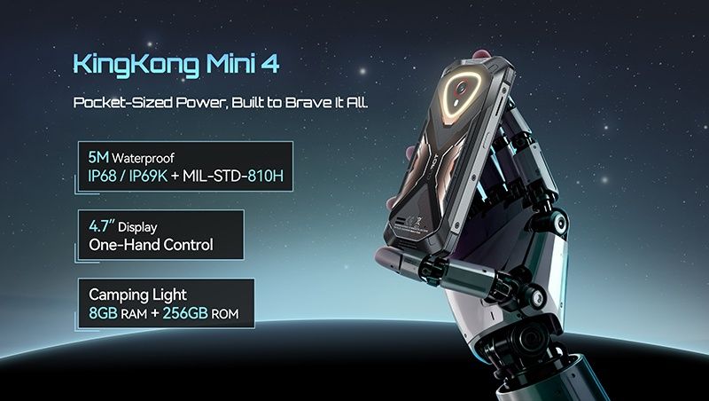Cubot KingKong Mini 4 6/128 4.7"