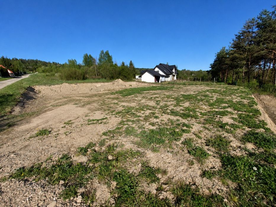 Działka budowlana Beskid Niski przygotowana pod budowę. - Widok 3