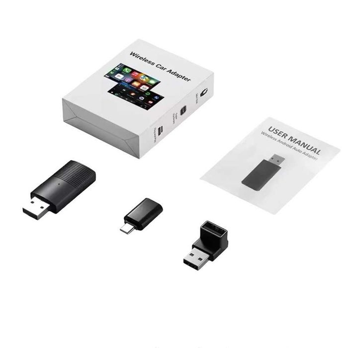 Перехідник Ottocast CP86 для бездротового CarPlay та Android Auto