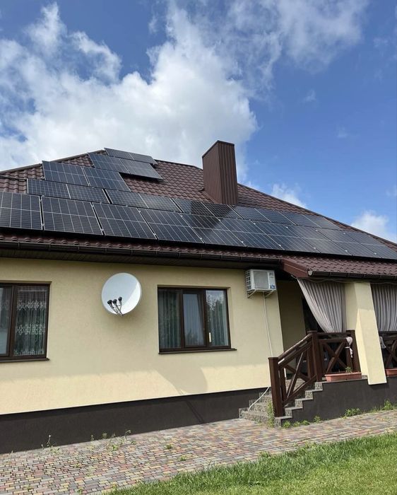 Сонячна електростанція ПАСИВНИЙ ДОХІД Встановлення сонячних панелей