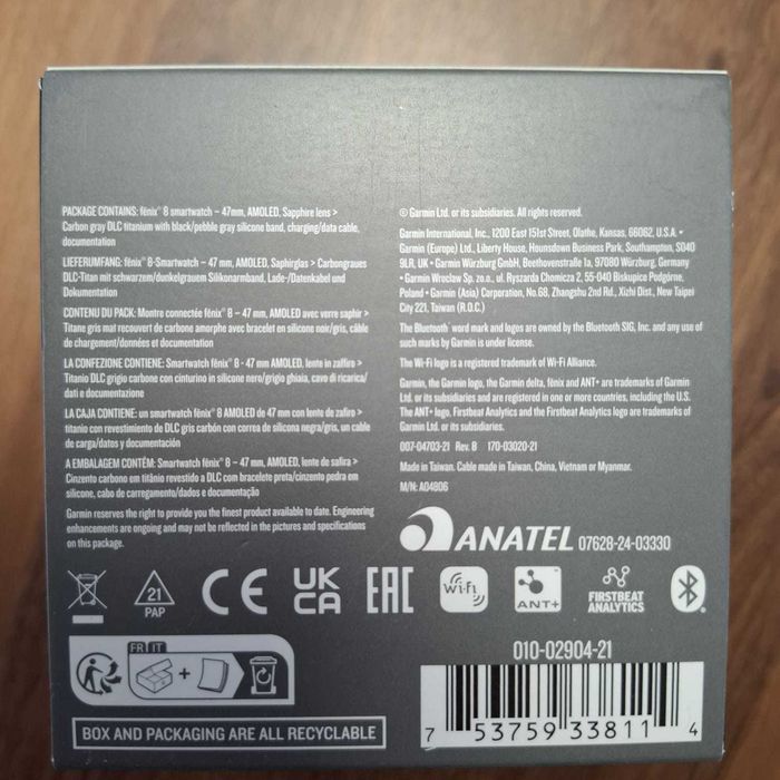 Garmin Amoled/Sapphire Fenix 8 47mm