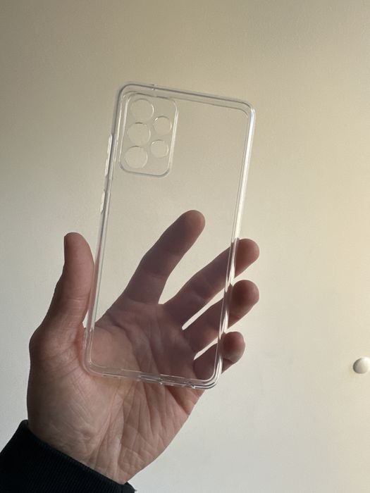Etui przeźroczyste 2mm + szkło hartowane so samsung a52 4G/5G / a52s