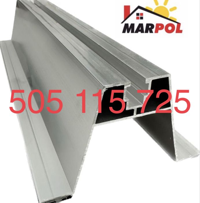 Profil aluminiowy montażowy fotowoltaika