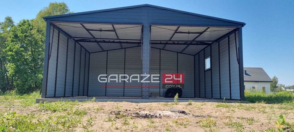 Garaż blaszany PREMIUM 6x5,80m*profil OCYNKOWANY *całe ŚWIĘTOKRZYSKIE*