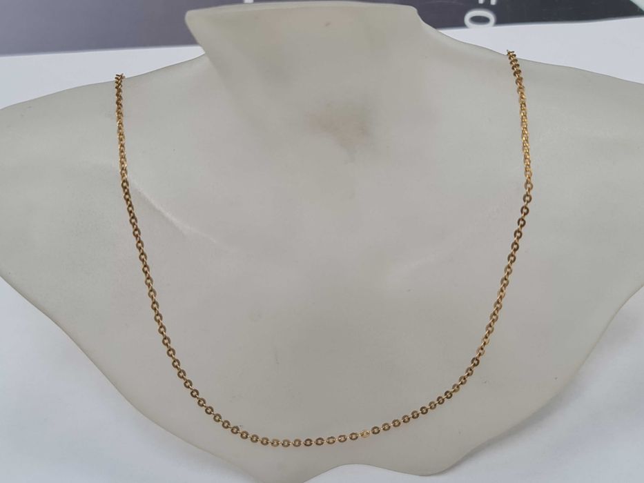 Męski złoty łańcuszek splot Ankier/ 750/ 4.88 gram/ 60cm/ Pełny