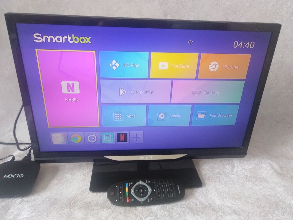 Телевізор Philips 22 дюйма, смарт ТВ.
