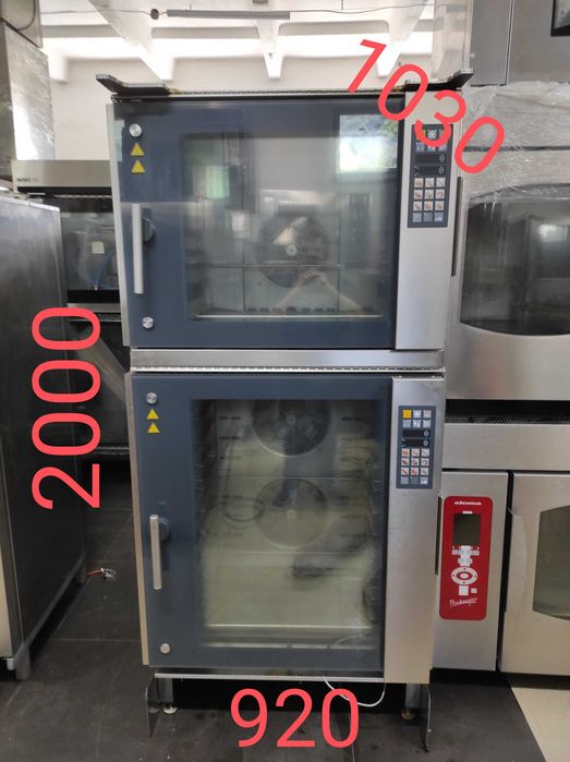 Конвекційна піч Комплект Піч Miwe 6.0604+10.0604 конвектомат