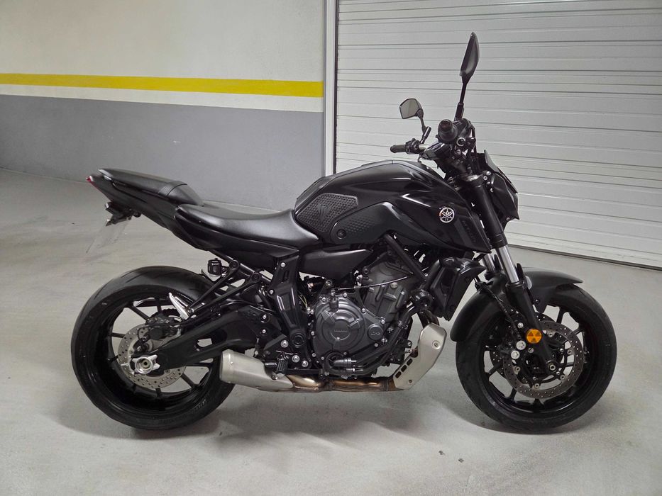 Yamaha MT07, 55KW, 2023 e 16000km