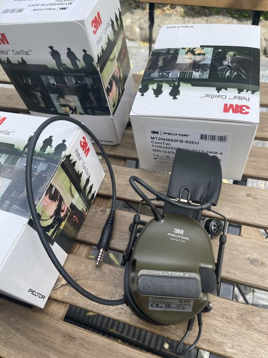 Військові, з гарнітурою‼️Навушники Peltor Comtac XPI оригінал Швеція‼️