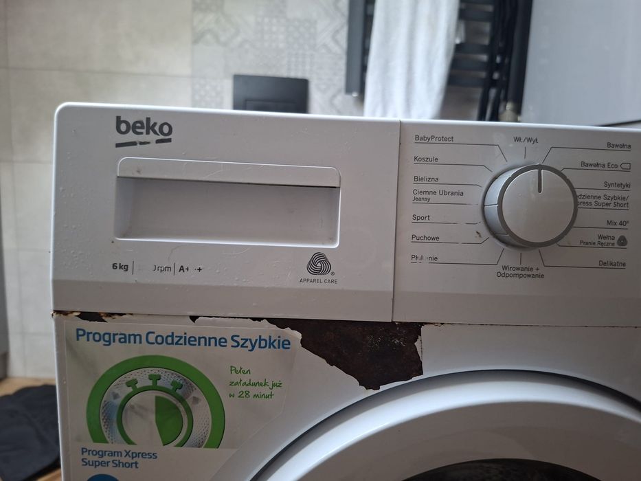 Pralka beko 6kg slim