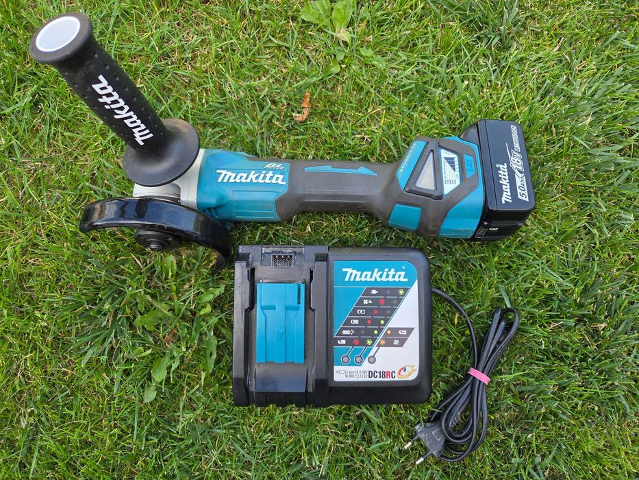 Szlifierka akumulatorowa Makita z regulacją obrotów