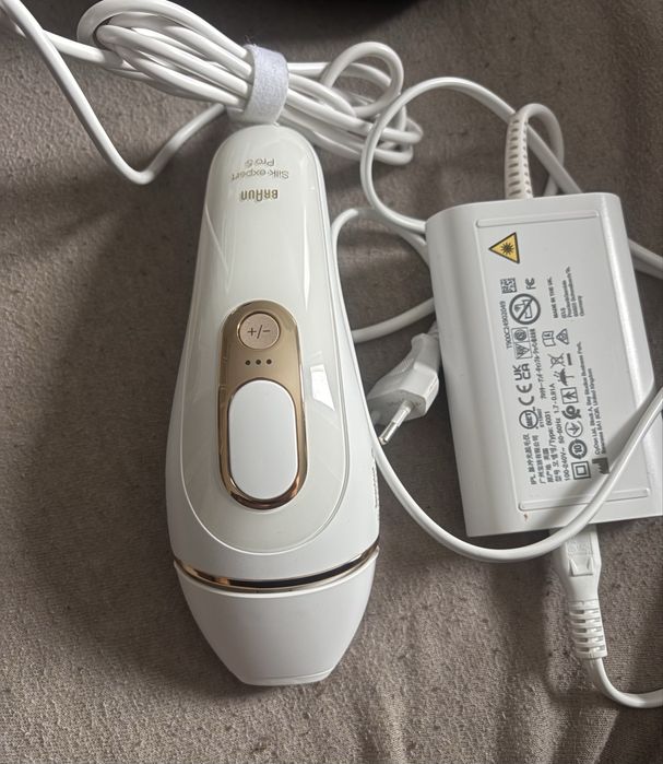 Depilator laserowy Braun silk expert pro 5 i dwie nasadki