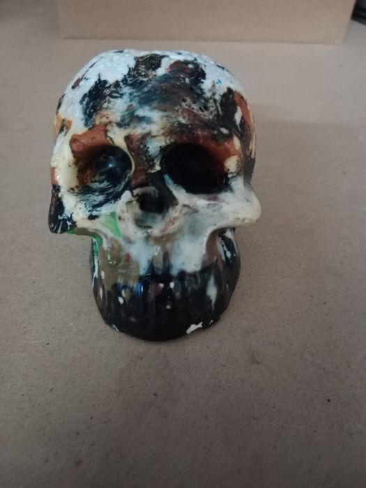 Czaszka ozdobna kolorowa