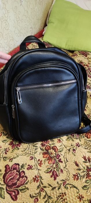 Рюкзак чорний еко