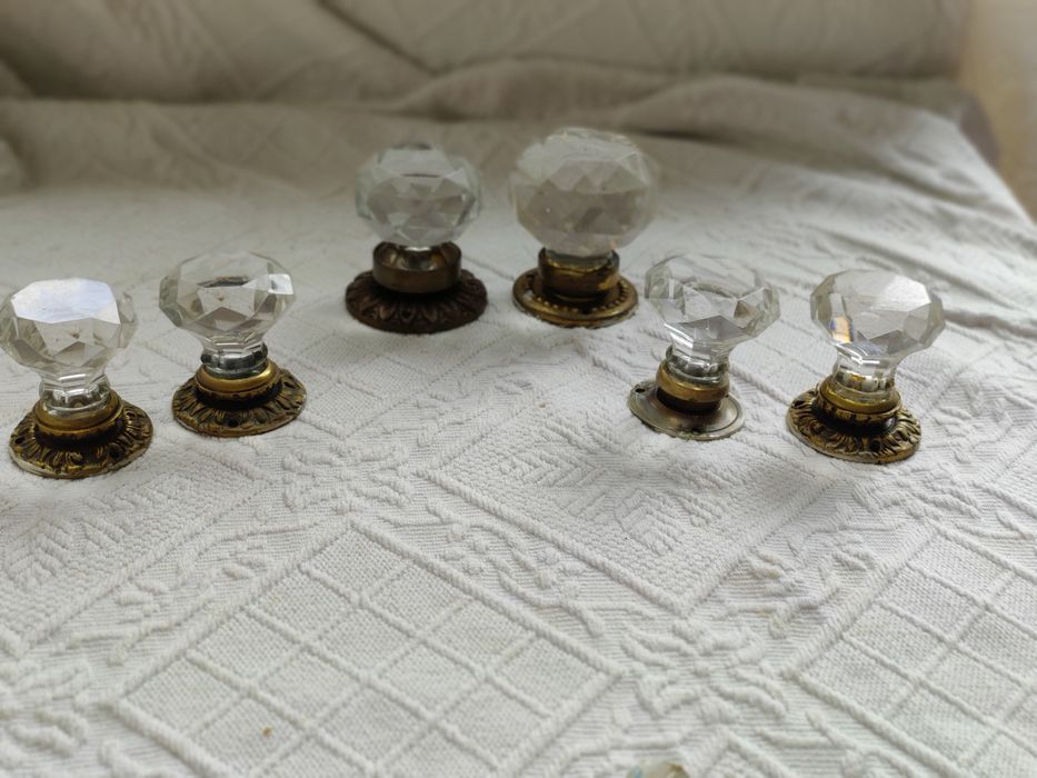 Maçanetas vintage, usados mas em bom estado.