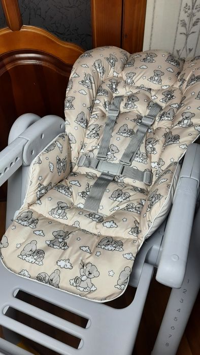 ‼️Chicco Polly 2start з НОВИМ чохлом кріселко дитяче