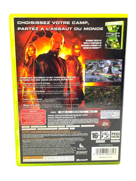 Command and Conquer 3 Kane's Wrath Xbox 360 (FR) Po Francusku