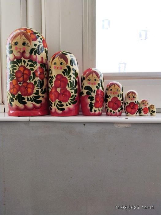 Матрешкі дерев'яні СССР