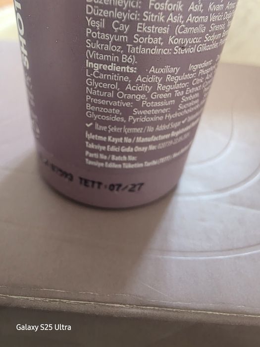 Nutriplus L - carnitine shot